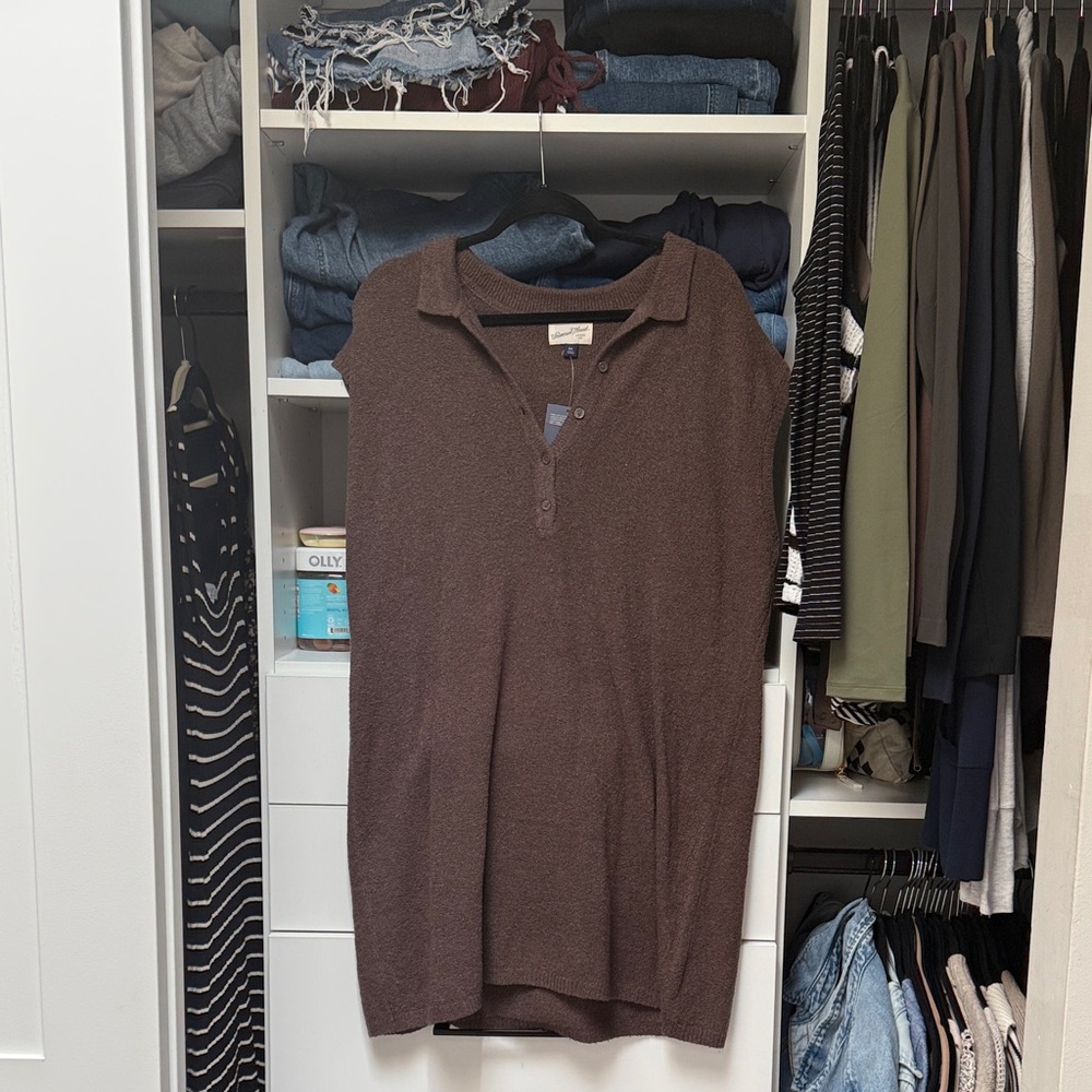 Universal Thread Brown Polo Mini Dress